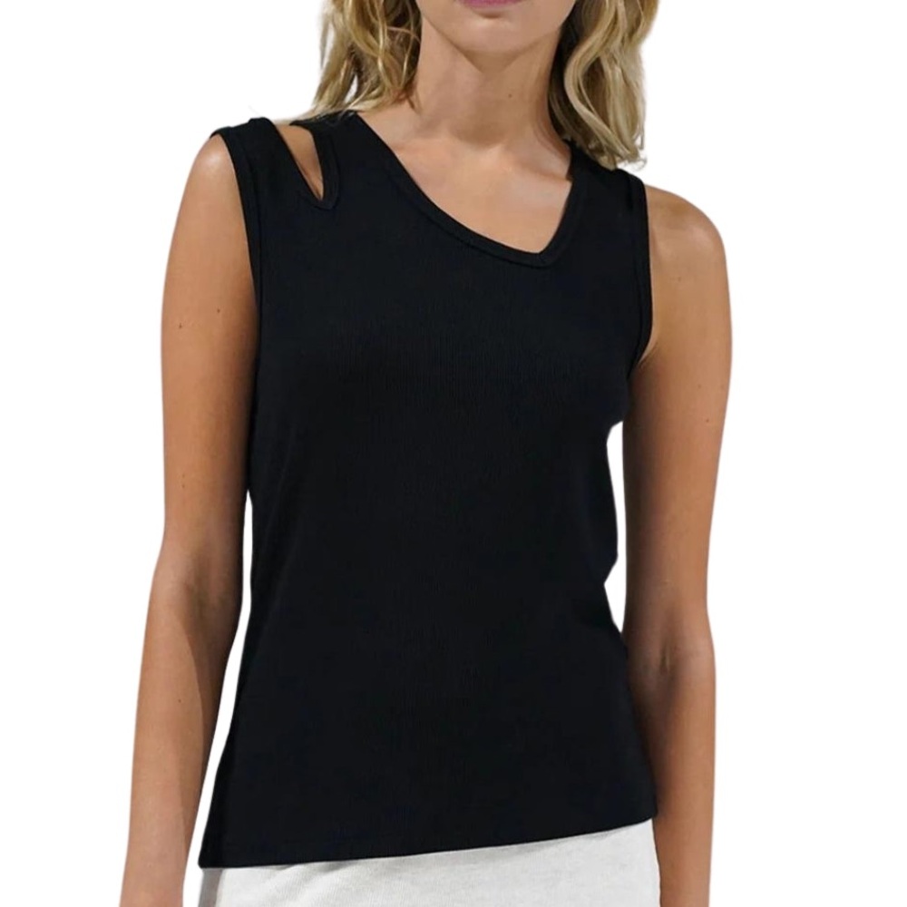 LNA Black Tank Top
